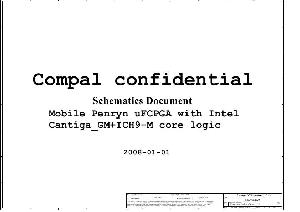 Схема Compaq CQ40 INTEL COMPAL LA-4101P ― Manual-Shop.ru