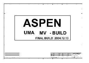 Schematic Compaq NC6220 INVENTEC ASPEN UMA MV ― Manual-Shop.ru
