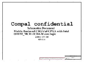 Schematic Compaq NX7010 COMPAL LA-1701 R2.0 ― Manual-Shop.ru