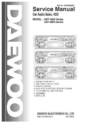 Service manual Daewoo AKF-3825, AKF-8825 ― Manual-Shop.ru