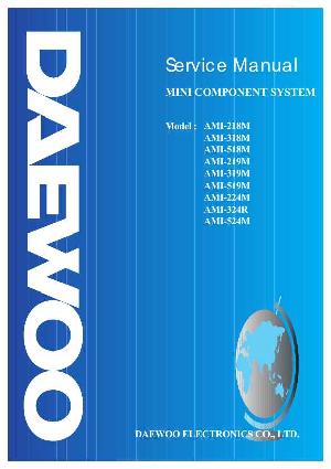 Сервисная инструкция Daewoo AMI-218, AMI-318, AMI-518, AMI-219, AMI-319, AMI-519, AMI-224, AMI-324, AMI-524 ― Manual-Shop.ru