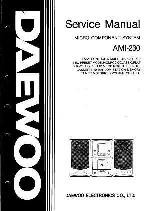 Service manual Daewoo AMI-230 ― Manual-Shop.ru