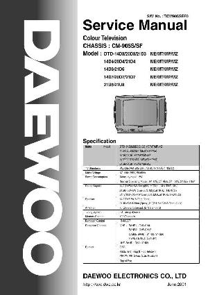 Service manual Daewoo CM-905S_SF ― Manual-Shop.ru