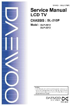 Сервисная инструкция Daewoo DLP-2612, DLP-3212, SL-210P ― Manual-Shop.ru