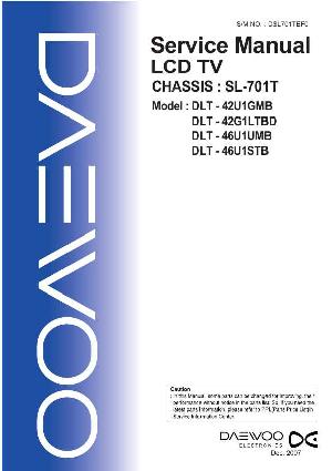 Сервисная инструкция Daewoo DLT-42G1, DLT-42U1, SL-701T ― Manual-Shop.ru