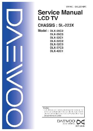 Сервисная инструкция Daewoo DLX-26C2, DLX-26C3, DLX-32C1, DLX-32C2, DLX-32C3, DLX-37C3, DLX-42C1 ― Manual-Shop.ru
