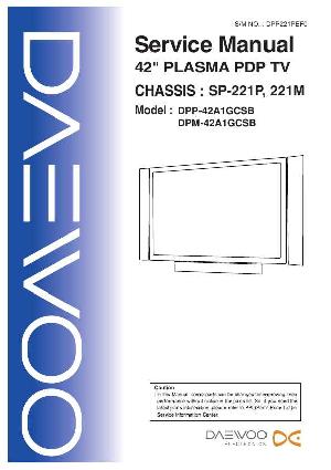 Service manual Daewoo DPP-42A1G, DPM-42A1G ― Manual-Shop.ru