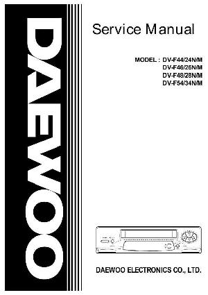 Сервисная инструкция DAEWOO DV-F24NM, DV-F44NM ― Manual-Shop.ru