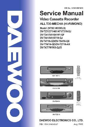 Сервисная инструкция DAEWOO DV-T461N ― Manual-Shop.ru