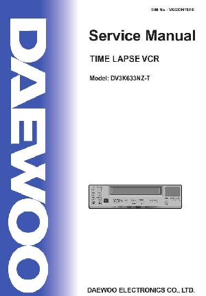 Сервисная инструкция DAEWOO DV3K633NZ-T ― Manual-Shop.ru