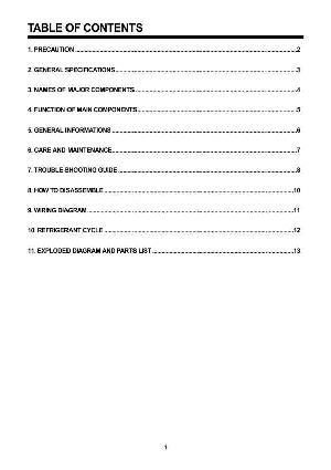 Service manual Daewoo DWB-052C,DWC-052C ― Manual-Shop.ru