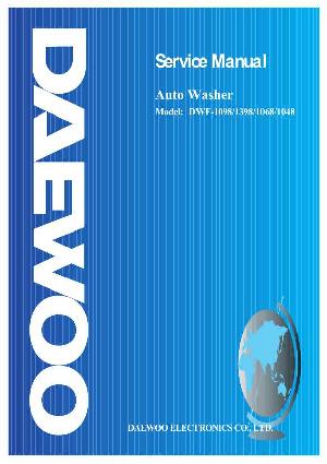 Сервисная инструкция Daewoo DWF-1048, DWF-1068, DWF-1098, DWF-1398 ― Manual-Shop.ru