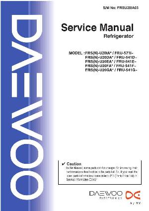 Сервисная инструкция Daewoo FRS-U20IA ― Manual-Shop.ru