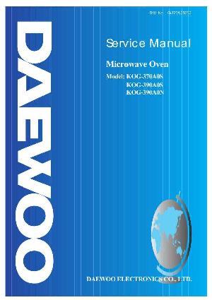 Service manual Daewoo KOG-370A0S, KOG-390A0S, KOG-390A0N ― Manual-Shop.ru