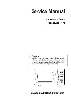 Сервисная инструкция Daewoo KOG-846T ― Manual-Shop.ru