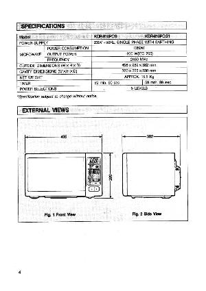 Сервисная инструкция Daewoo KOR-810P ― Manual-Shop.ru