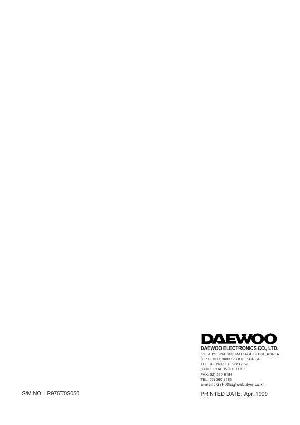 Service manual Daewoo KOR-975T0S ― Manual-Shop.ru