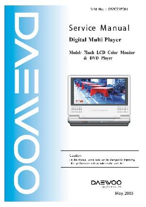 Сервисная инструкция Daewoo LMD-4708GQU ― Manual-Shop.ru