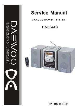Service manual Daewoo TR-654AG ― Manual-Shop.ru