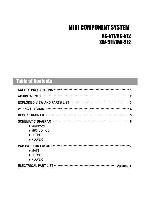 Service manual Daewoo XG-511, XG-512, XW-511, XW-512