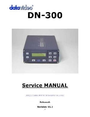 Service manual Datavideo DN-300 ― Manual-Shop.ru