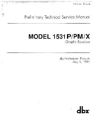 Сервисная инструкция DBX 1531P/PM/X ― Manual-Shop.ru