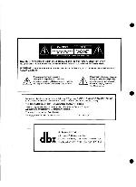 Service manual DBX 363X