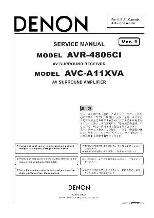 Service manual Denon AVC-A11XVA ― Manual-Shop.ru