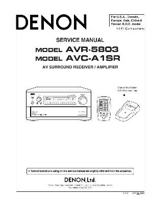 Service manual Denon AVC-A1SR ― Manual-Shop.ru