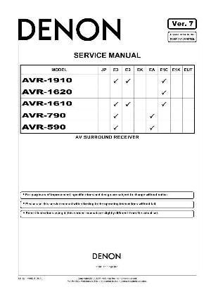 Service manual Denon AVR-1610, AVR-1620 ― Manual-Shop.ru