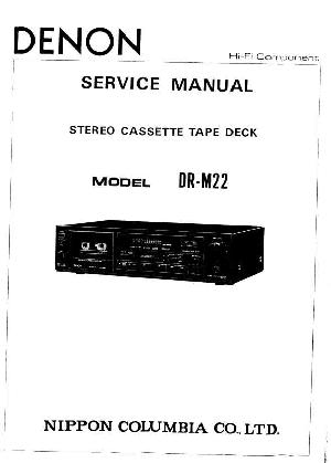 Service manual Denon DR-M22 ― Manual-Shop.ru