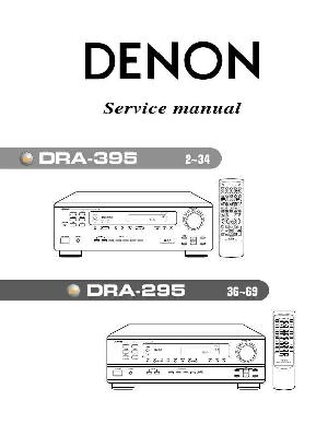 Service manual Denon DRA-295, DRA-395 ― Manual-Shop.ru