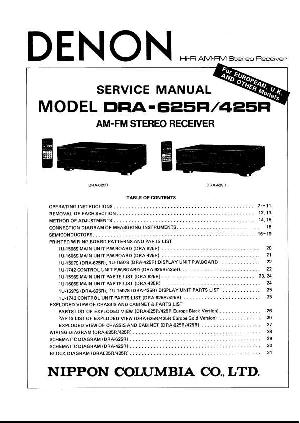 Service manual Denon DRA-425R, DRA-625R ― Manual-Shop.ru