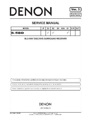 Сервисная инструкция Denon S-5BD ― Manual-Shop.ru