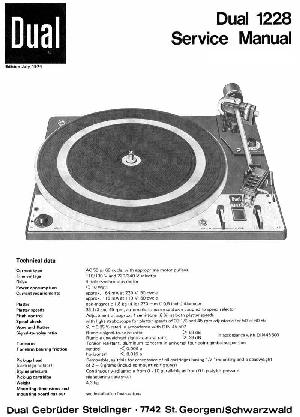 Service manual Dual 1228 ― Manual-Shop.ru