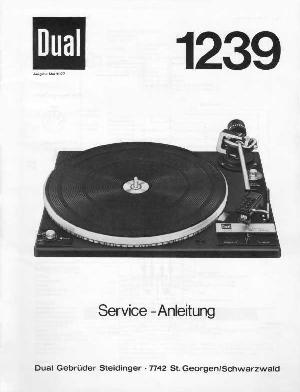 Service manual Dual 1239 ― Manual-Shop.ru