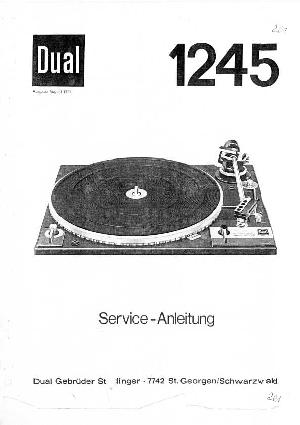 Service manual DUAL 1245, DE ― Manual-Shop.ru