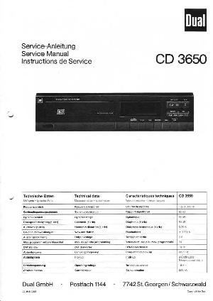 Service manual Dual CD3650 ― Manual-Shop.ru