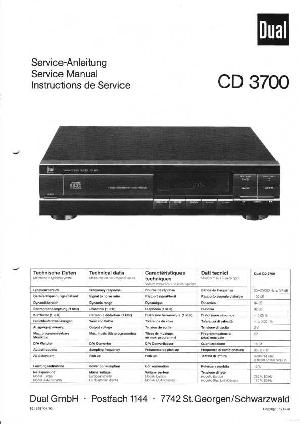 Service manual Dual CD3700 ― Manual-Shop.ru