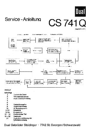 Service manual Dual CS-741Q (de) ― Manual-Shop.ru