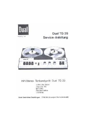 Сервисная инструкция DUAL TG-29 ― Manual-Shop.ru