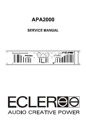 Service manual Ecler APA2000 ― Manual-Shop.ru