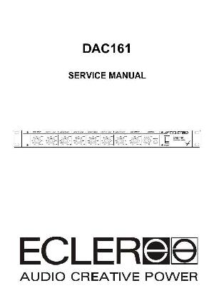 Service manual Ecler DAC161 ― Manual-Shop.ru