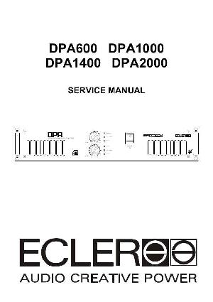 Service manual Ecler DPA600, DPA1000, DPA1400, DPA2000 ― Manual-Shop.ru