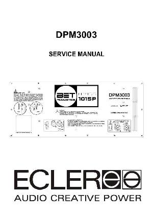 Service manual Ecler DPM3003 ― Manual-Shop.ru