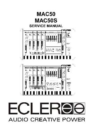 Service manual Ecler MAC50, MAC50S ― Manual-Shop.ru