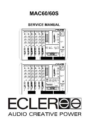 Service manual Ecler MAC60, MAC60S ― Manual-Shop.ru