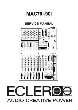 Service manual Ecler MAC70I-90I ― Manual-Shop.ru