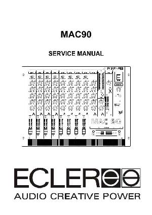 Service manual Ecler MAC90 ― Manual-Shop.ru