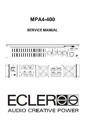 Service manual Ecler MPA4-400 ― Manual-Shop.ru